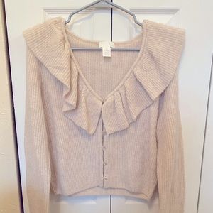 H&M Ruffle Sweater